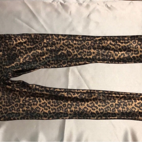 Spanx gold metallic leopard print leggings - Picture 1 of 8